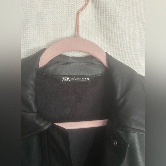 Zara pleather button up jacket - Picture 4 of 7